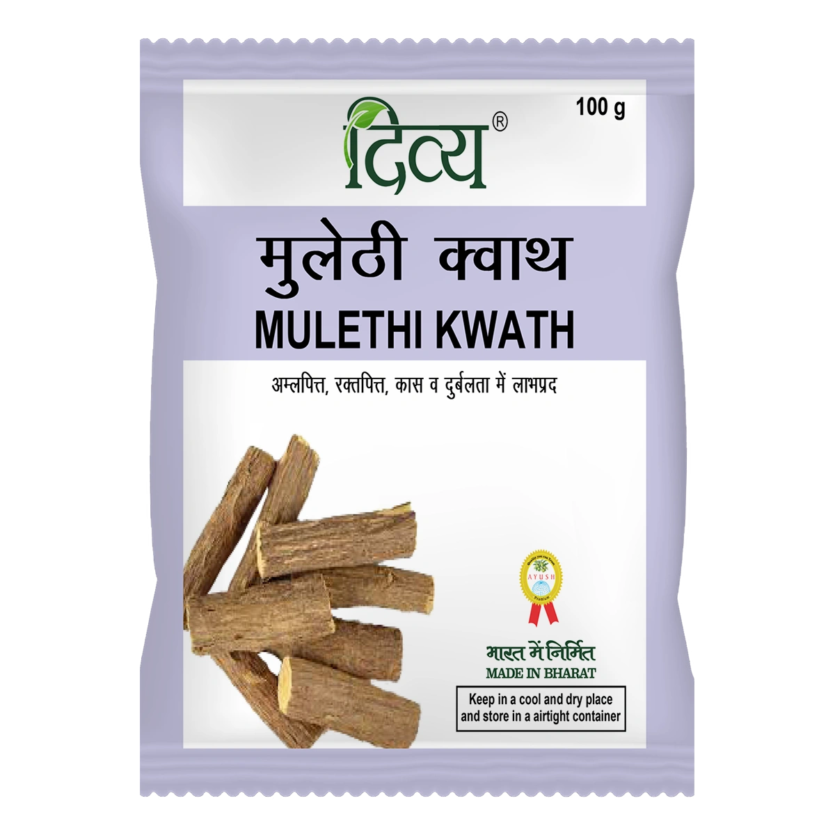 DIVYA MULETHI KWATH 100 GM 1 DIVYA MULETHI KWATH 100 GM